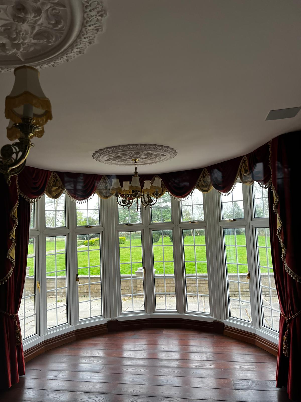 Sunlit bay window in a premium UK home after moving in